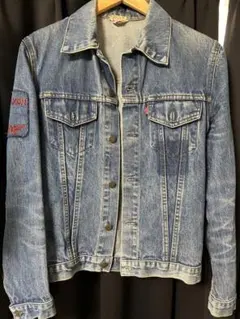 【ヴィンテージ】Levi's デニムジャケット ブルー パッチ付き