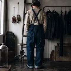 NUU GARMENT FACTORY カンフーオーバーオール ヒッコリー - メルカリ