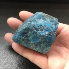 ブルーアパタイト原石、149g