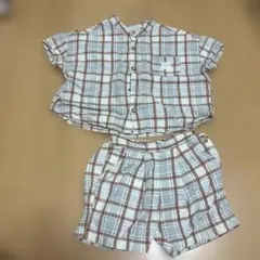 tete a tete チェック柄 セットアップ 90cmのサムネイル