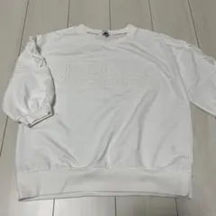 ピンクラテ PINK-latte L 160 白 半袖カットソー 五分丈