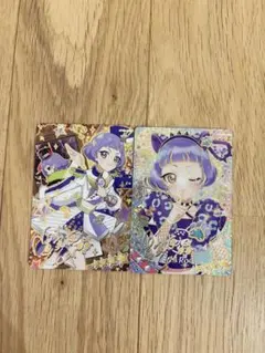 ひみつのアイプリ　アイプリリング3弾　チィ　サイン　２枚セット