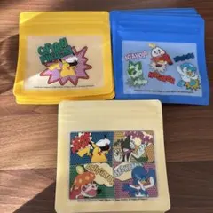 ポケットモンスター 3種類×8枚ずつ ジップバッグ