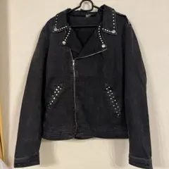 ライダース デニムジャケット