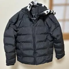 WALK & WIND ブラックダウンジャケット LL