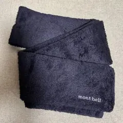 mont bell フリースマフラー　ブラック