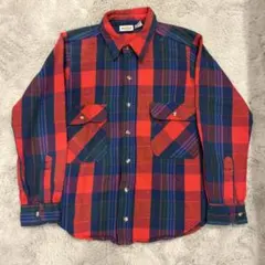 80s 90s five brother ネルシャツ　短丈　ヴィンテージ