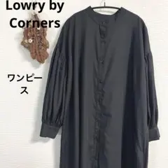 Lowry by Corners♡コーナーズ♡ロングシャツワンピース♡ブラック