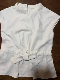AG by aquagirlペプラムウエストリボン　フレンチスリーブ　ブラウスのサムネイル