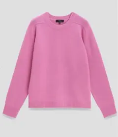 【美品】SALE 最新2024FW Theoryピンク 長袖 カシミヤセーター
