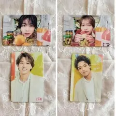 timelesz FAM 佐藤勝利＆猪俣周杜,寺西拓人＆原嘉孝 トレカ2枚セット