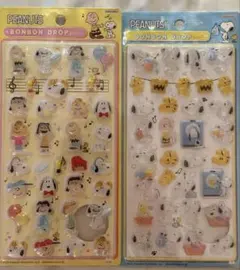 かわいいキャラクターボンボンドロップシール 2枚セット