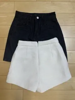 ミニズボン ミニスカート 2つセット