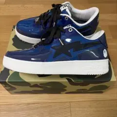 【着用1回のみ】BAPE STA Blue スニーカーのサムネイル