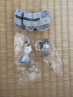 しょんぼり猫　めじるしアクセサリー　2個セット　猫　ねこ