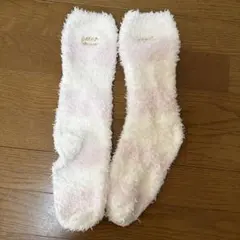 ジェラートピケ　ふわふわ白ピンクソックスのサムネイル