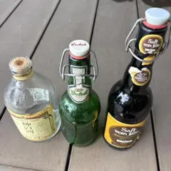 【昭和レトロ バヤリース オレンジ 空缶＆空瓶 4点セット】 昭和レトロ バヤリース オレンジ 空缶＆空瓶 4点セット】 - メルカリ