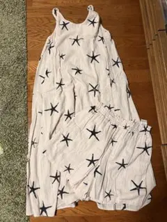 【ジェラピケ】　ワンピ・短パン2点セット