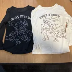 2枚セット ポケモン☆ヒートテック ホワイトキュレム　ブラックキュレム