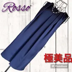 アーバンリサーチロッソ チュニック ワンピース M オケージョン ネイビー 紺