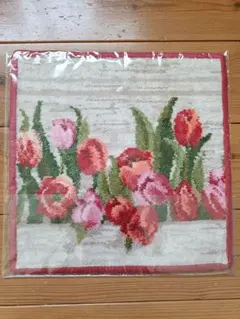 フェイラー　チューリップ柄 　タオルハンカチ　未使用品