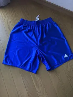 adidas サッカー ハーフパンツ ブルー サイズXLのサムネイル