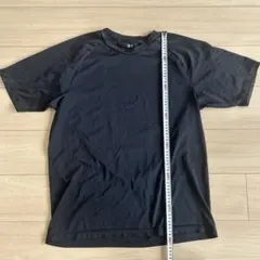【UNIQLO】ドライEXクルーネックTシャツ（半 袖）　ブラック　445173