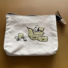 スヌーピー イラスト ポーチ