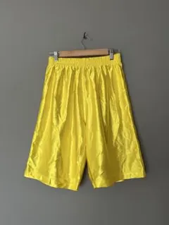 イエロー バスケットボールパンツ ポリエステル製