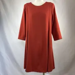 オレンジ Aライン Bou Jeloud ワンピース　M