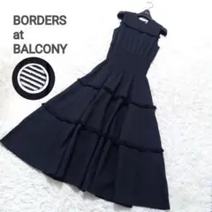 BORDERS at BALCONY　RESORT FRINGE DRESS　黒のサムネイル