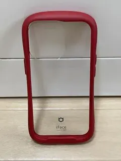 iPhone14pro iFace Reflection クリア レッド
