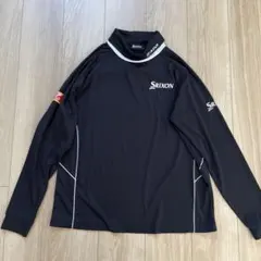 Srixon ブラック 長袖シャツ ハイネック