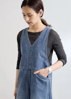 新品未使用】6着セット☆ベージュ サロペット パンツ SHIMAbyLUMEN  