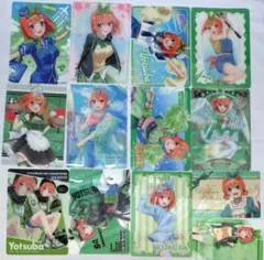五等分の花嫁　中野四葉　イラストシート　クリアシート　(カード)　まとめ売り