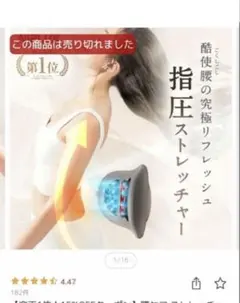 상태좋음 ！売り切れ NIPLUX WAISTUPREMS 腰痛予防腰マッサージ
