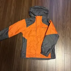 Columbia フード付きジャケット オレンジ/グレー