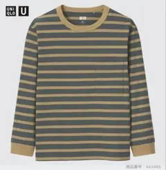 ユニクロ キッズ 140 ボーダー ロンT