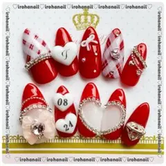 ネイルチップ オーダー受付中 量産型 ワンホン フレンチガーリー y2k 推し活