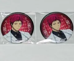 黒子のバスケ 赤司征十郎 GIGOコラボカフェ グリッター缶バッジ 白スーツ