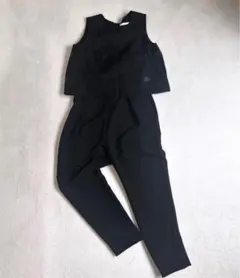 美品✨ロペ◇オールインワン 結婚式 パーティー ストライプ お呼ばれ 36