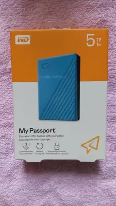 新品 WD My Passport 5TB ポータブルHDD