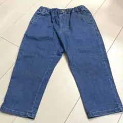 ユニクロ デニムリラックスパンツ 100cm