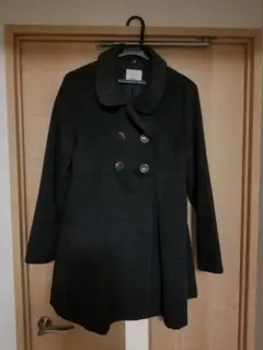 OLIVE des OLIVE　Aライン　コート　グレー　オリーブデオリーブ