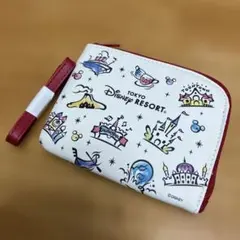 JAL オリジナル 東京ディズニーリゾート　コインケース付パスケース