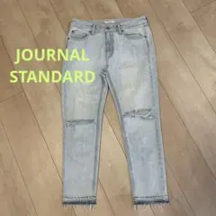 JOURNAL STANDARD ダメージ加工デニム　36(S) アンクル丈のサムネイル