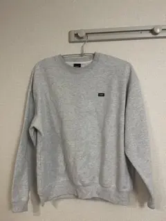 HUF グレー クルーネック トレーナー S