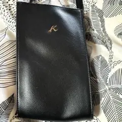 Kitamura キタムラ レザー スマホショルダーバッグ ブラックのサムネイル