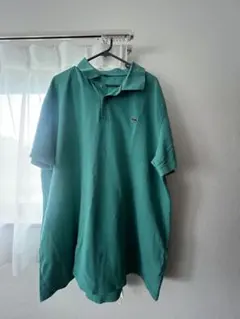LACOSTE グリーン ポロシャツ 100%コットン