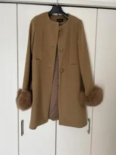 クイーンズコート　ロングコート　未使用に近い